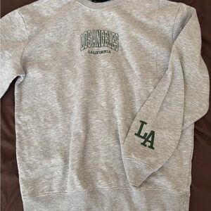 Gray Los Angeles Graphic Men's Sweater